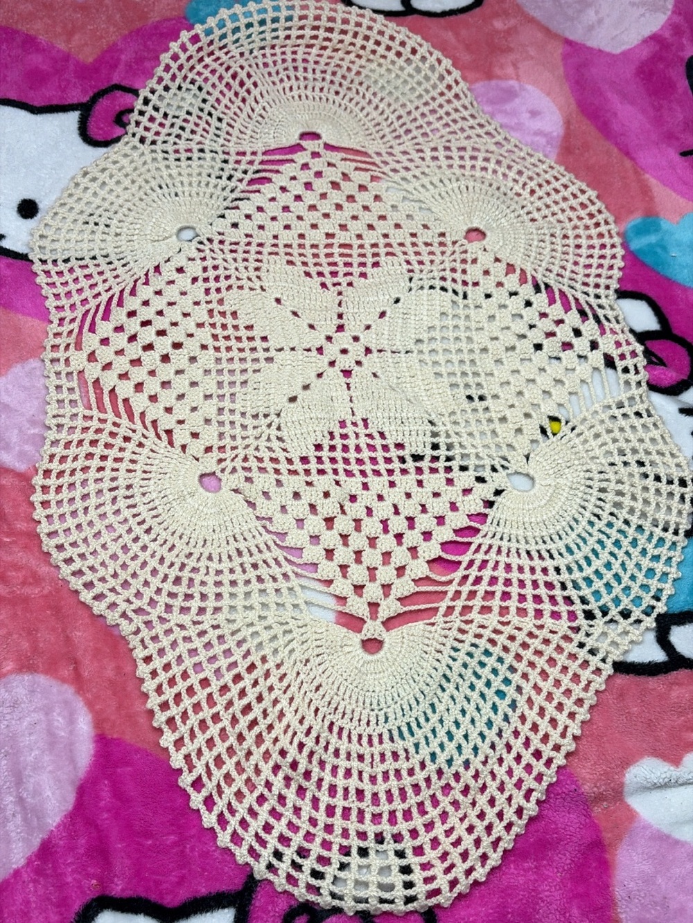 Cream Lace Doily - Classic Home Accents